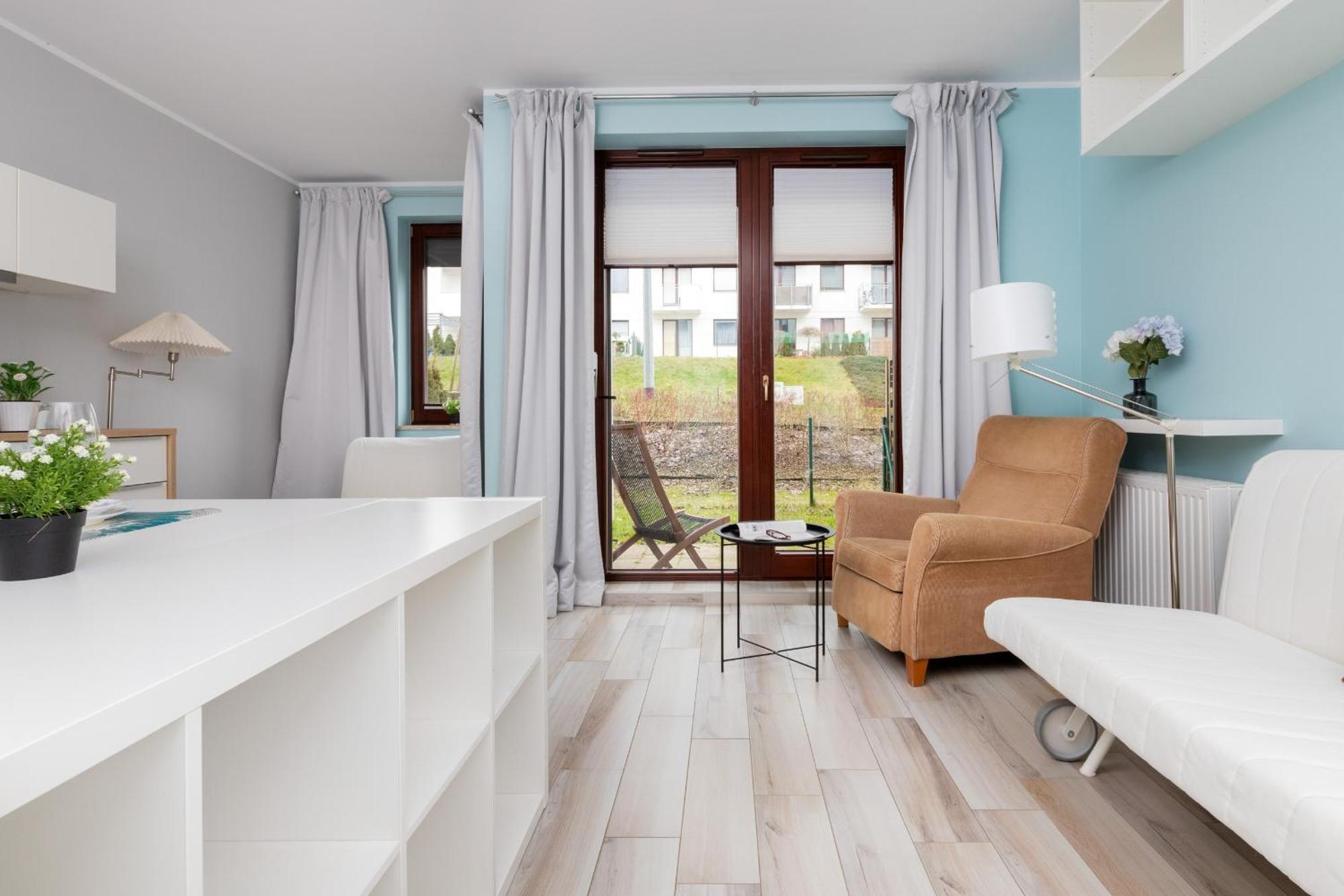 גדנסק Pastel Lawendowe Wzgorze Studio With Balcony And Parking By Noclegi Renters מראה חיצוני תמונה