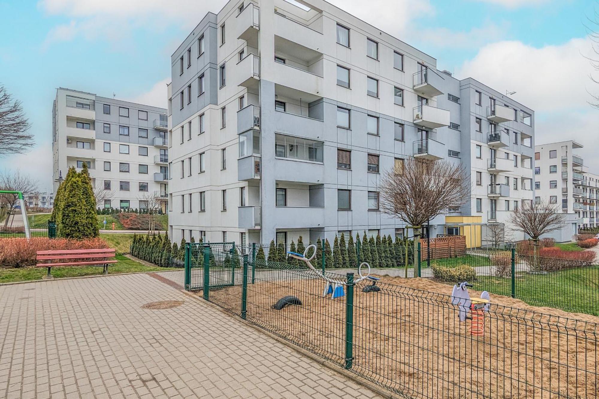 גדנסק Pastel Lawendowe Wzgorze Studio With Balcony And Parking By Noclegi Renters מראה חיצוני תמונה
